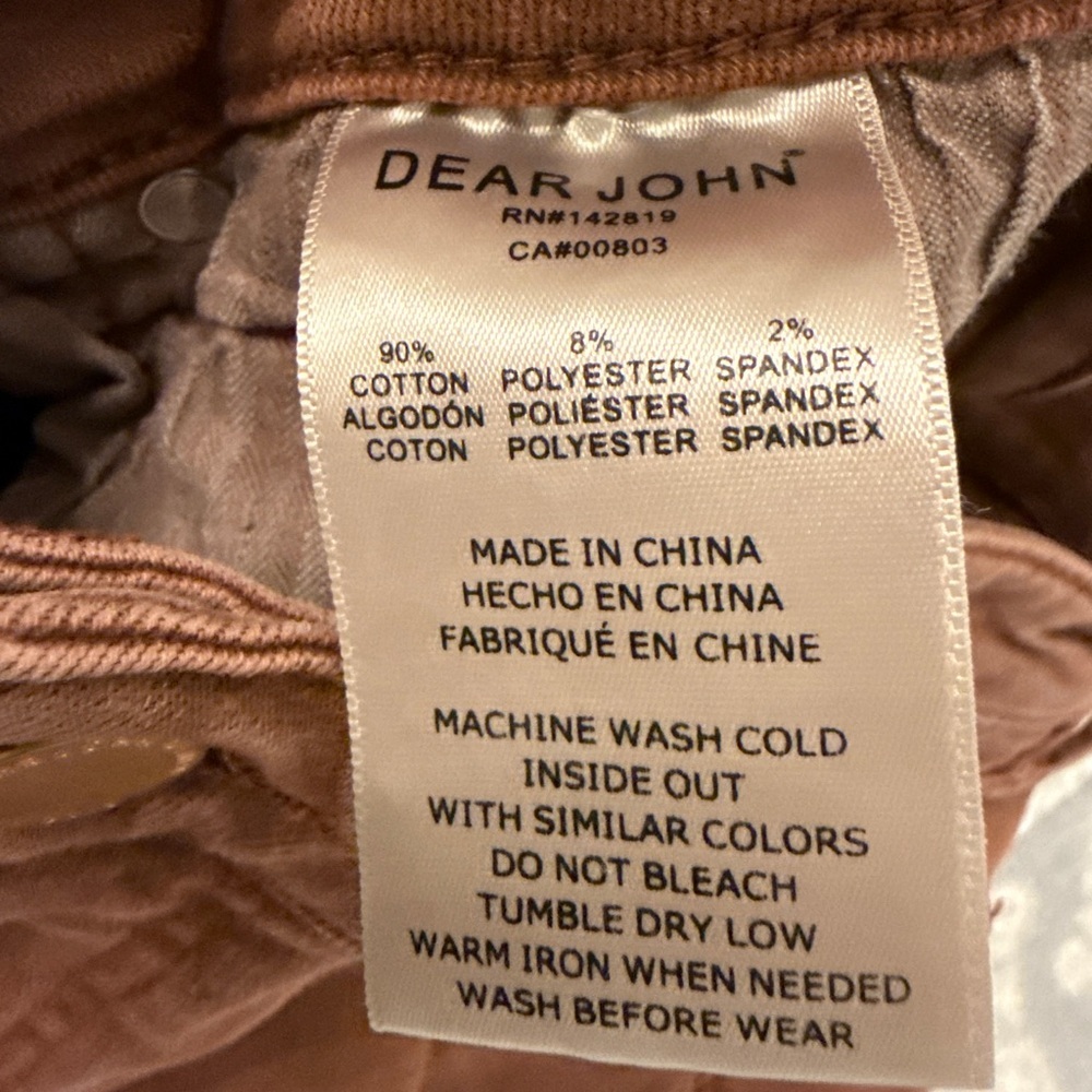Dear John Mauve Wide Leg Jeans - Picture 5 of 5